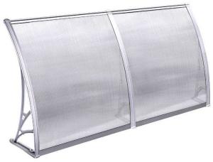 Quality Waterproof PC Door Canopy Aluminum Bracket Resisting High Temperature wholesale