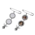 Blank Metal Lace Brooch Pendant for Sublimation Printing Graduation Season Pin