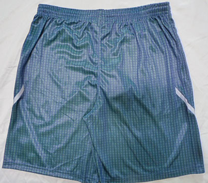 Various Sizes Blue Knitting Fabric Interlock Mens Jogging Shorts For Yoga