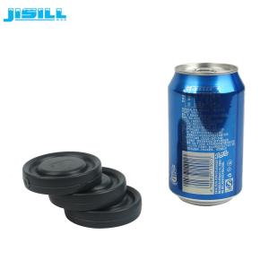 Quality OEM Reusable Round Beer Holder Cooler Hdpe Hard Plastic 6.4cm X 1.5cm wholesale