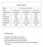 8.C Temperature 340W N.W 130KG Commercial Bar Air Cooled Refrigerator for Hotel
