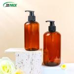 Gold Cap Packaging Cosmetic Essence Bottle For Facial Cleanser