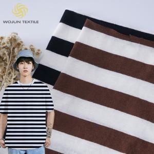 Quality Durable Moisture Absorption Fashionable Striped Cotton Fabric For Casual Wear wholesale