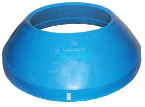 Quality high manganese cone crusher spare and wearing parts bowl liner, concave and mantle Mn22Cr2 wholesale