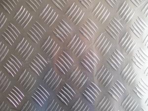 Quality Embossed 6mm Aluminium Sheet , Pattern Aluminium Tread Plate For Bus Floor wholesale