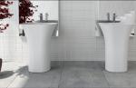 Indoor Freestanding Bathroom Basin Stand Alone Bathroom Vanity