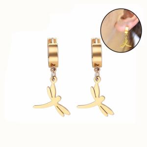 Quality New simple dangle huggie earrings gold plated huggie hoop earrings wholesale