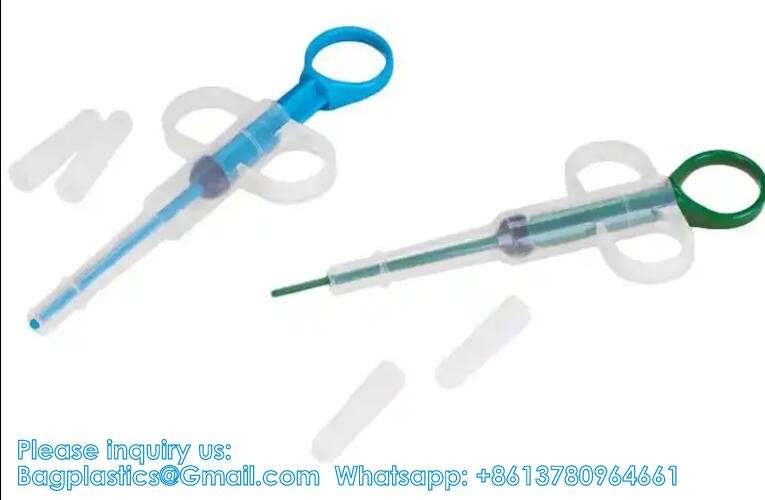Dual Purpose Pet Pill Feeder Gun Pet Dog Cat Pill Gun Capsule Medication Syringe Medicine Syringe Feeding