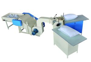 Quality Upholstery Cushion Ball Fiber Automatic Pillow Manufacturing Machine 50kg H wholesale