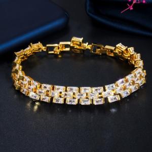 Quality Fashion Tennis Bracelets For Women Ladies Wedding Rainbow Bangle Colorful Zircon Charm Bracelet Hand Chain Jewelry wholesale