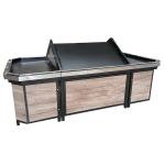 Movable Wheel Vegetable Fruit Display For Supermarket