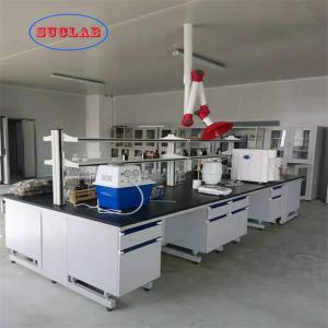Quality Waterproof Durable Laboratory Island Bench , Anti Corrosion Modular Lab Furniture wholesale