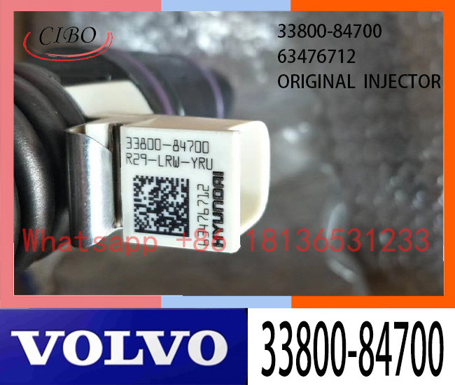 Excavator Parts 33800-84700 63476712 VOL Fuel injector