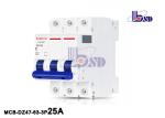 25 Amp Mini Circuit Breaker 3 Pole B Curve Circuit Breaker For Industrial Plants