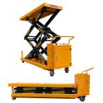 CE Approval Electric Scissor Lift Tables Portable 4000Kg 24V Battery