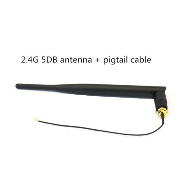 2.4GHz and 5.8GHz Dual Band Wi-Fi Antenna Rubber Duck Design with Customizable Connector