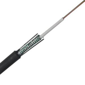 Quality Outdoor GYXTW Fiber Optic Cord 4 8 12 Core Center Tube PSP Armored wholesale