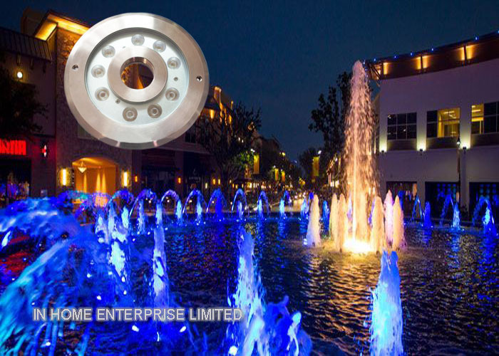 Cree LED Underwater Fountain Light , Mini IP68 27W LED Fountain Waterproof Ring Light