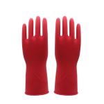 Waterproof Flocklined Household Rubber Gloves Cleaning Gloves Durabe Reuasble