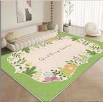 Imitation Cashmere Lovely Flower Living Room Floor Carpets Ground Carpet 120