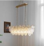Luxury Villa Living Room Chandelier Glass Lampshade Fancy Chandelier(WH-CY-246)