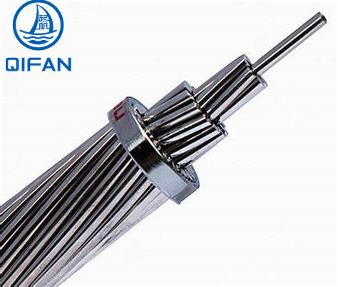 Qifan Aluminum Conductor Steel Reinforced Reel And Drum Stranded 1/0 2/0 4/0 Bare AAC 1350-H19