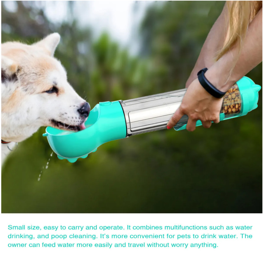 Outdoor Portable Dog Water Bottle Dispenser Leak Proof Dog Water Bottle Dispenser