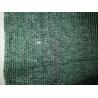 Buy cheap Dark Green Greenhouse Shade Netting , E-125 Shade Net With 80% Shade Rate from wholesalers