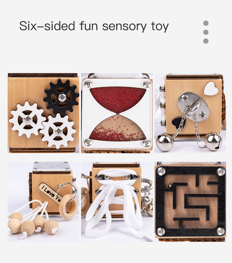 Wooden Montessori Enlightenment Baby Developmental Toys Busy Fast