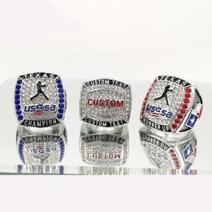 Quality Usssa Custom Youth Baseball Championship Rings wholesale