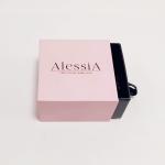 Pink Color Jewelry Paper Box Kraft Earring Boxes Small Necklace Gift Box