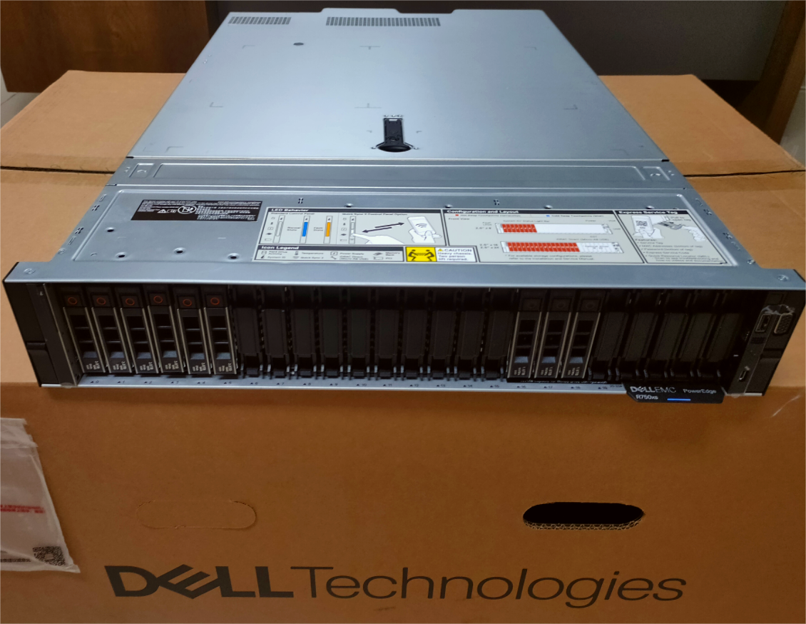 Original PowerEdge R750xs 2U Rack Server Intel Xeon Silver 4310 Processor Rack Server R750