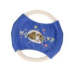 Promotional Pet Cotton Rope Frisbee Dog Frisbee Logo Customized