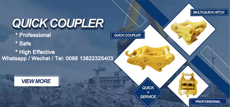 1-50T Mini Excavator Quick Hitch Hydraulic System For Construction Attachments