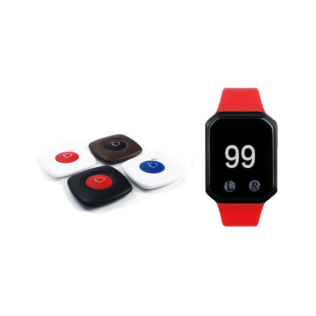 New arrival good price restaurant waterproof wireless paging system call button bell