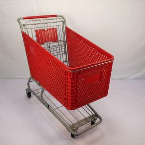 Quality Large Capacity 175L Plastic Shopping Carts Multiple Use Supermarket Trolley Plastic wholesale