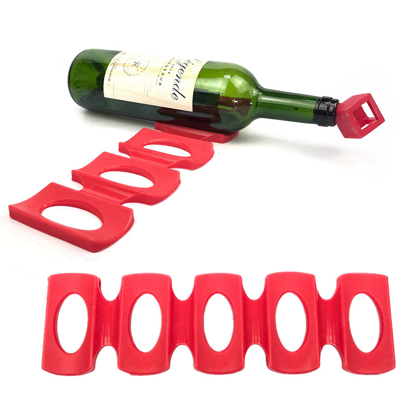 Home Decoration Bottle Display Shelf , Beverage Organizing Wine Storage Racks