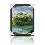 30x40cm Beautiful Four Season Trees Lenticular Flip With 0.6mm PET For Home