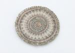 Circle Flower Embroidery Patches , Fashionable Floral Embroidery Patches