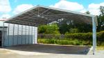 Customizable Commercial Steel Frame Building Metal Hangar Building With Sliding