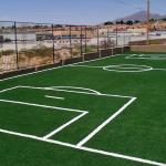 Athletes Football Synthetic Grass Field / Futsal Artificial Grass Flooring