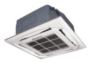Quality Water chilled Ceiling concealed 8 way Cassette Fan coil unit 400CFM -(FP-68KM) wholesale