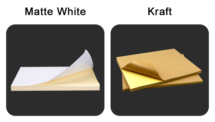 A4 80gsm Premium Matte Sticker Paper , Waterproof Inkjet Sticker Paper Writable