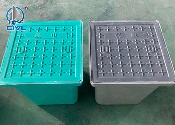 Threading Weak Current Hand Hole Well Street Lamp Sweeping Finished Manhole Cover