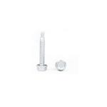 Steel 6.3x38mm Hex Flange Head Tek Screws for Light Steel Housing Installation