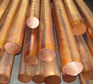 Quality Copper Solid Round Bar / Copper Round Bar Dia 10 - 100mm C11000 C10200 wholesale