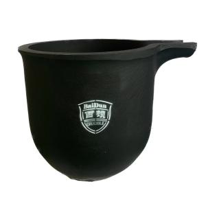 Quality Jewelry Making Gold Melting Crucible Heat Resistant Black Graphite 150kg Capacity wholesale