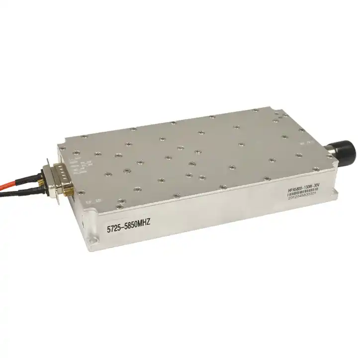 5.8G 100W GaN Amplifier for Drone Counter Module and Anti-Drone System 45±1dB Gain