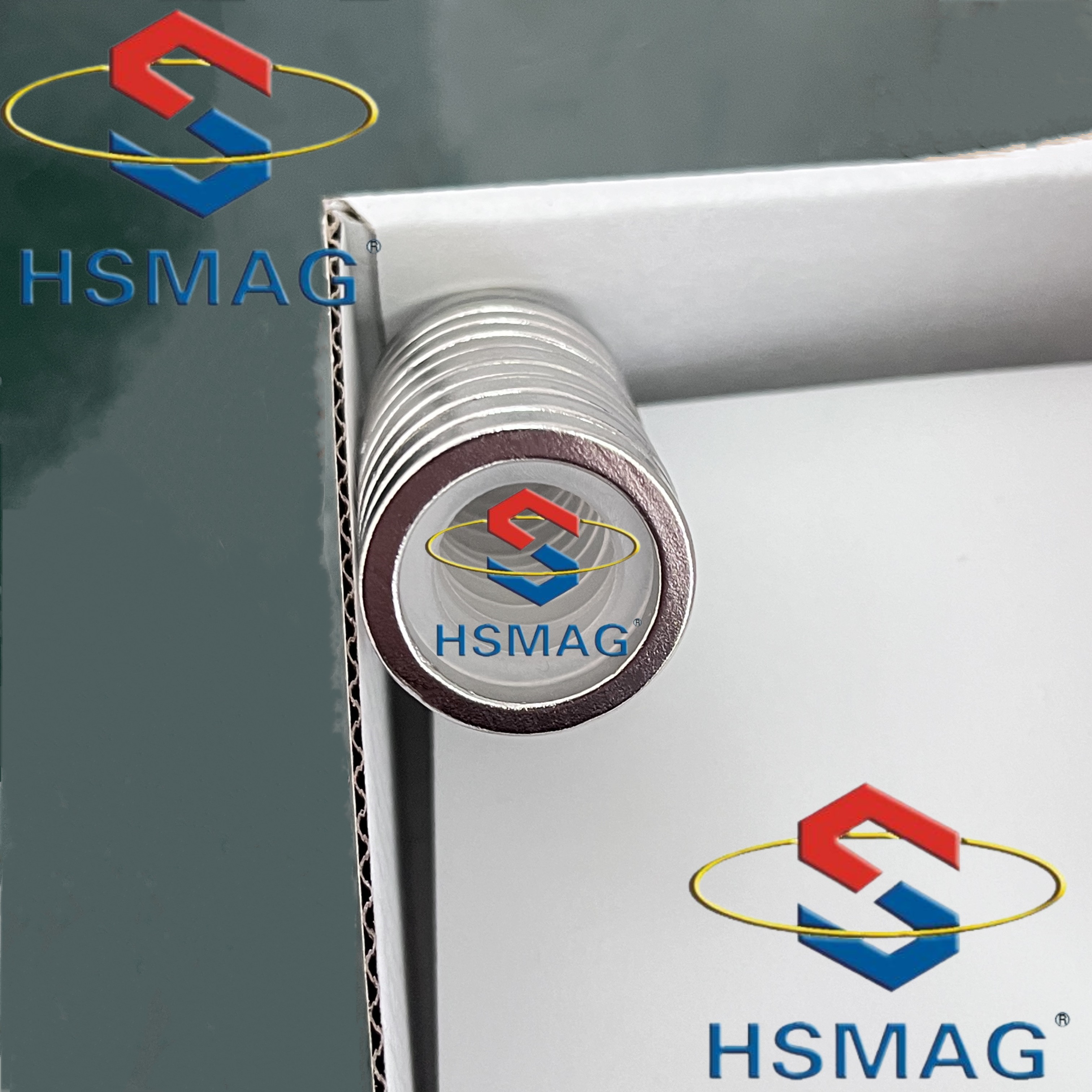 Electroplate Wearproof Super Strong Ring Samarium Cobalt Magnets High Temp
