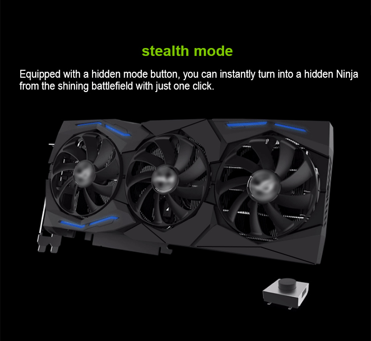 Air Cooling RTX 2080 TI Graphics Card 11GB GDDR6 352 Bit 14Gbps